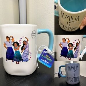 Rae Dunn Disney “ Encanto “double sided mug. Familia is everything w/ characters